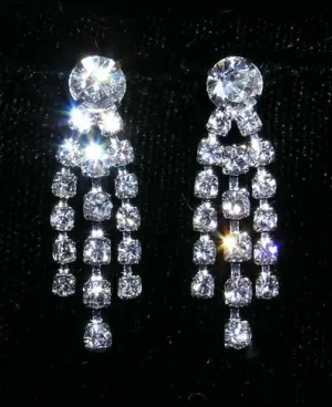 #14126 - Small Crystal Waterfall Earring