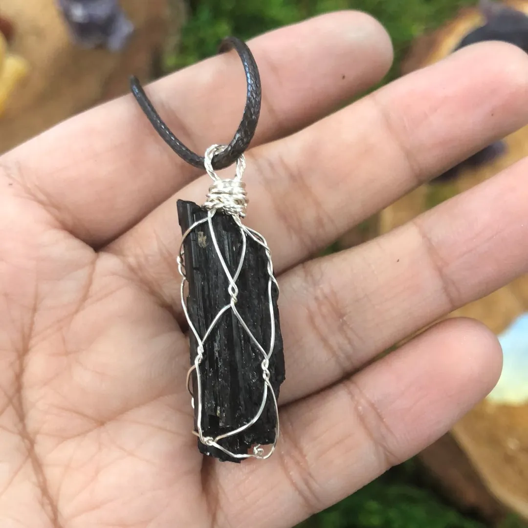 Blue Topaz Necklace Wrapping