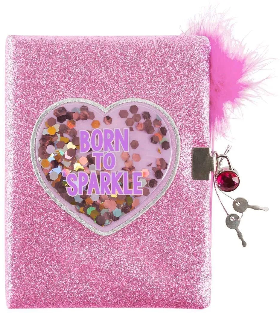 Born to Sparkle Glitter Journal