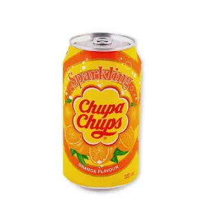 Chupa Chups Sparkling Orange Flavour Drink - Can 345ml