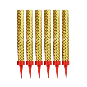 Gold Sparkling Candle (1pc)