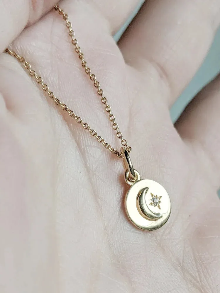 Little Gold Stargazer Necklace
