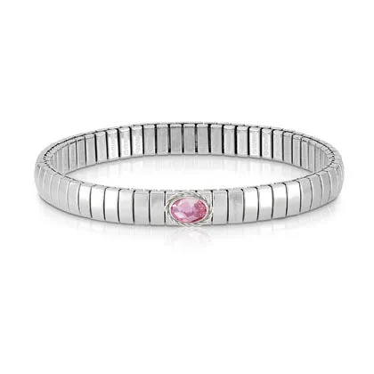 NOMINATION Extension Bracelet Pink Faceted CZ