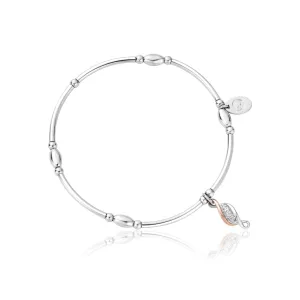 Past Present Future Affinity Bead Bracelet - Silver/Rose - XX3SZ1