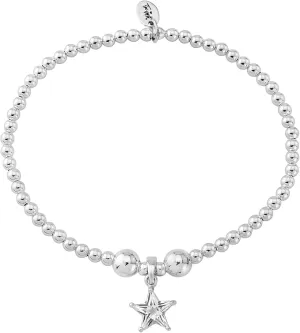 Silver Sparkling Star Bracelet