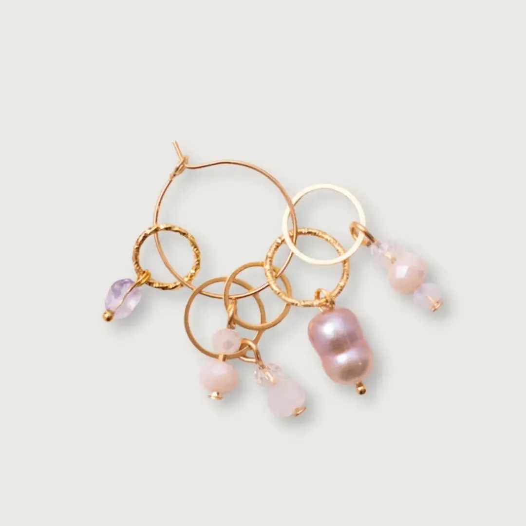 Sparkling set Beige gold