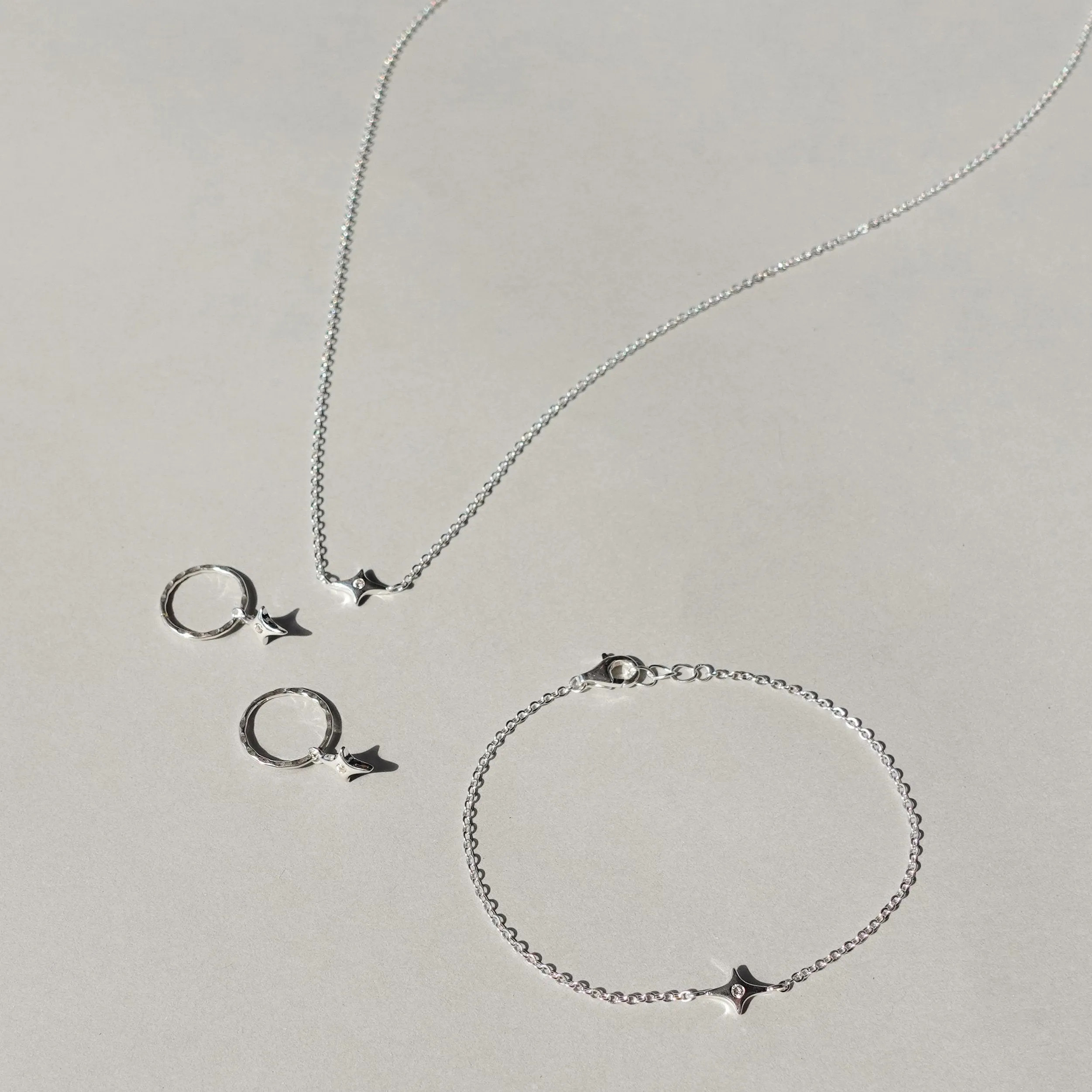 Starburst Necklace - Silver