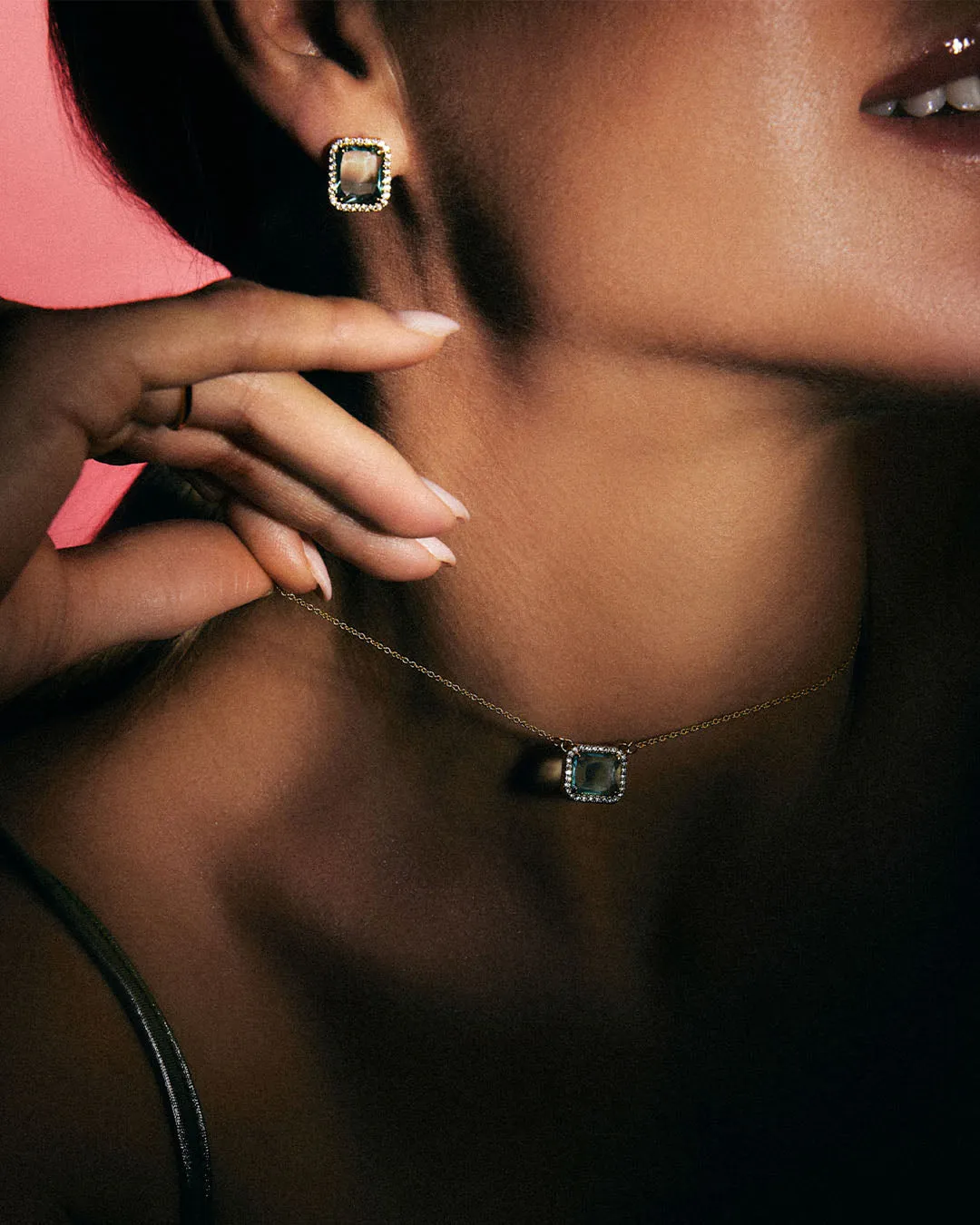 The Passionate necklace - topaz color