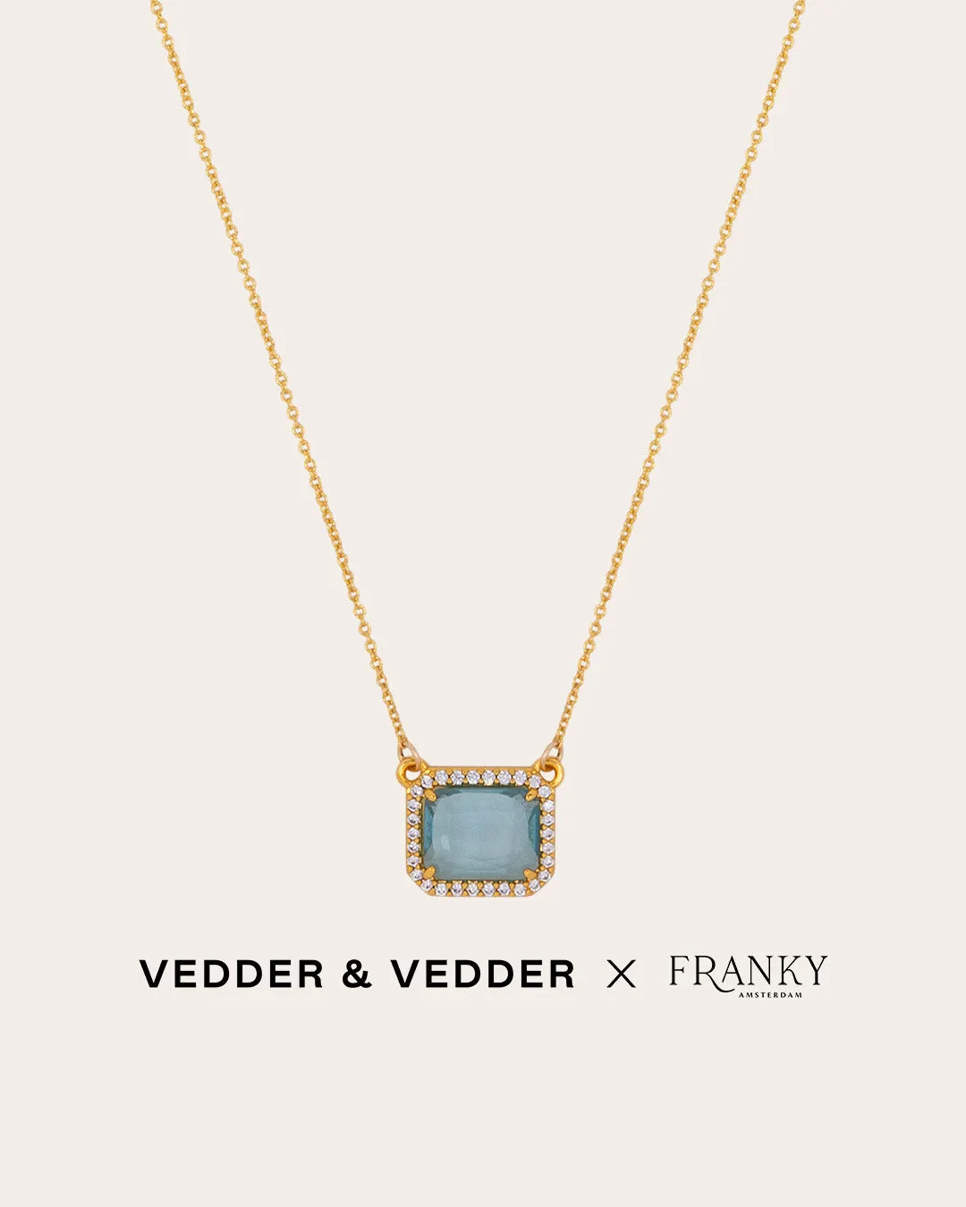 The Passionate necklace - topaz color